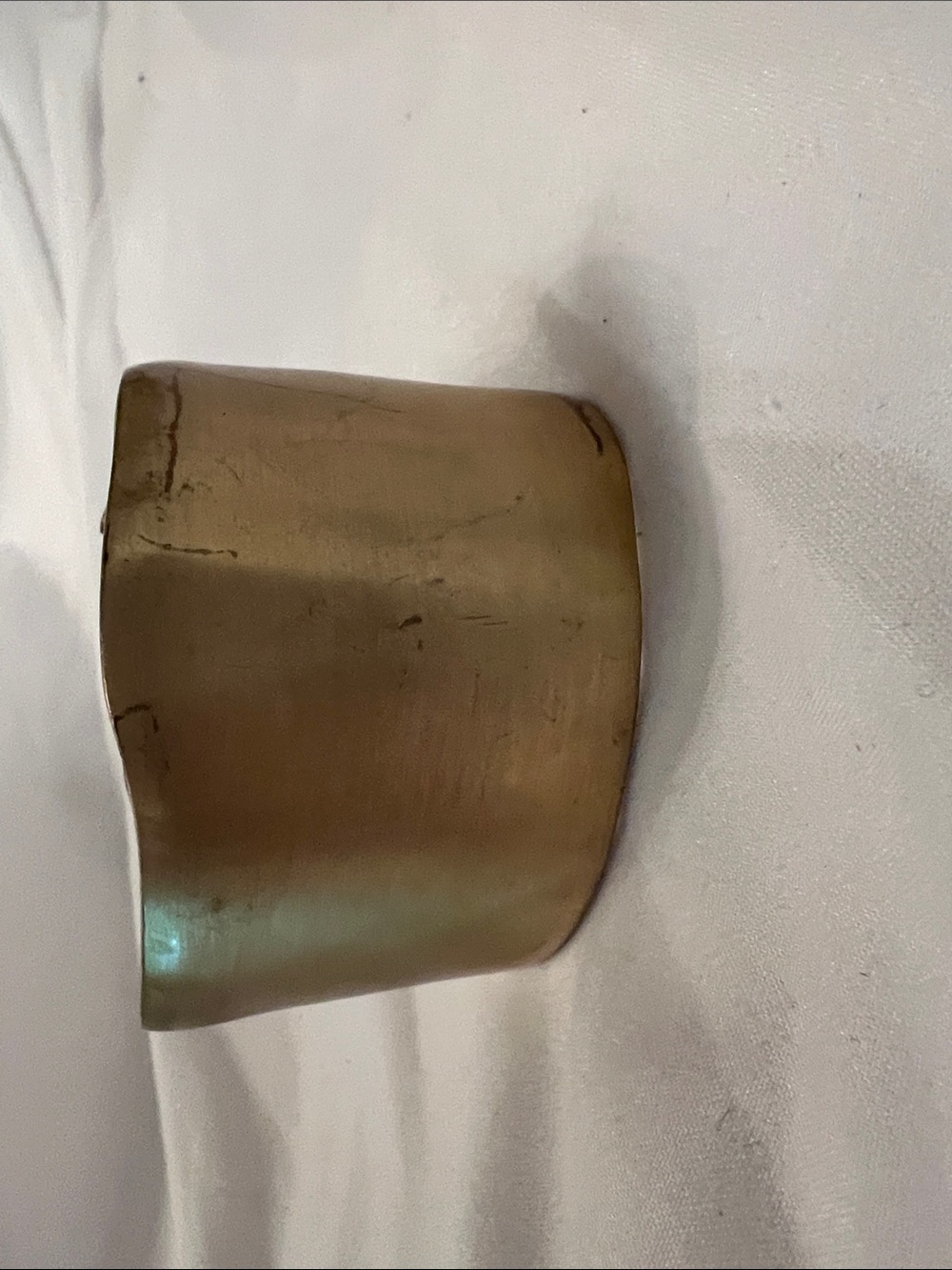 Chico's Brushed Gold-Tone Wide Cuff Bracelet